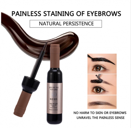 Vopsea gel semipermanenta pentru sprancene, EVNC, Professional Eyebrow, nuanta natural brown [1]