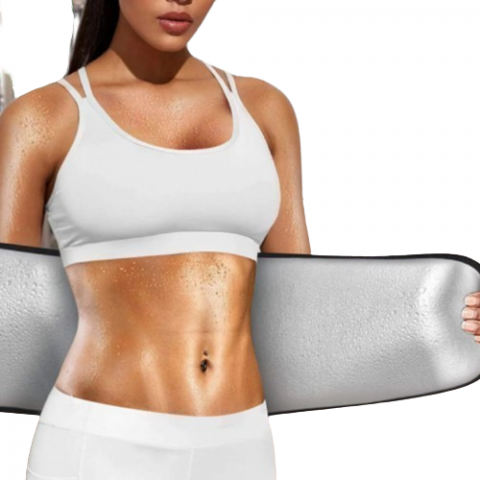 Aparate & Accesorii ingrijire personala - Centura Thermo Slim, CRM, pentru slabire si modelare talie, suport lombar, neopren, negru