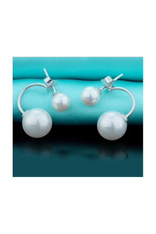 Cercei eleganți cu perle EVNC – Pearl Soul | Cercei Argintii [1]
