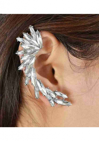 Cercel cu prindere clip pentru ureche, EVNC, Eye Crystal Earrring, 1buc [3]