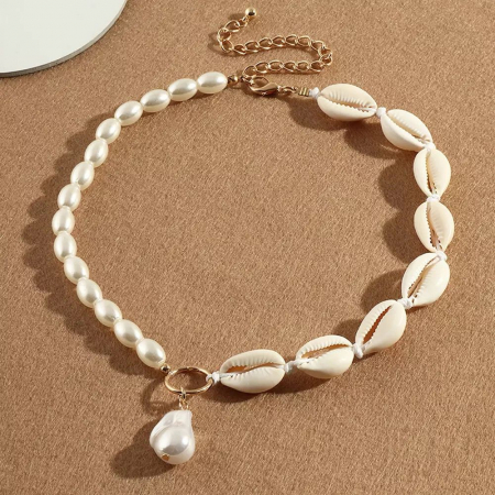 Colier cu perle si scoici, ADM, Seashell [1]