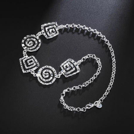 Colier cu forme geometrice, ADM, RetroNecklace [2]