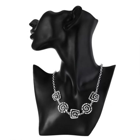 Colier cu forme geometrice, ADM, RetroNecklace [1]