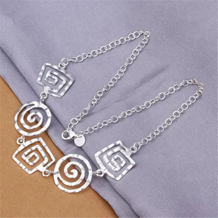 Colier cu forme geometrice, ADM, RetroNecklace [4]
