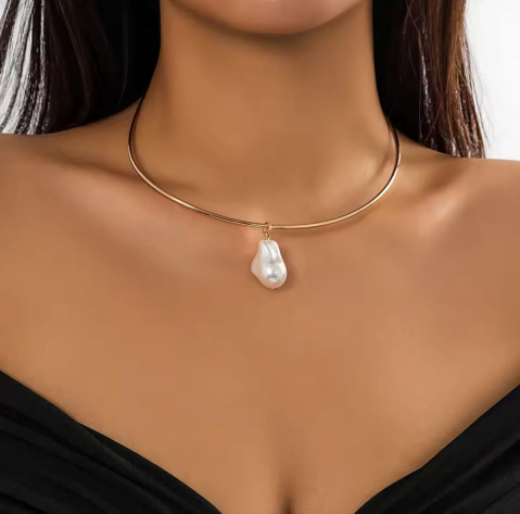 Fashion - Colier Signature Pearl, ADM, fix, auriu