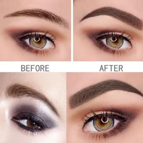 Creion pentru Sprâncene, CRM, cu Efect Microblading Fir cu Fir, Be Perfect, Nuanta 02 Dark Brown [5]