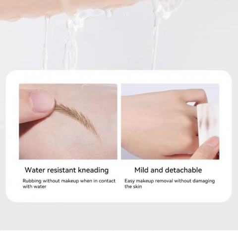 Creion sprâncene EVNC – Eyebrow Tattoo Liquid | Precizie și rezistență în nuanța 02 Gray Brown [2]