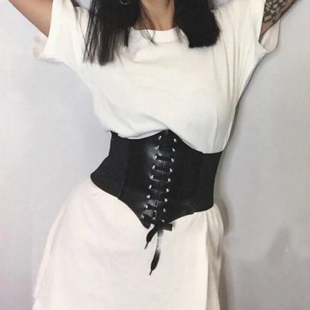 Curea lata pentru femei, ADM, Dark Desire, tip corset [4]