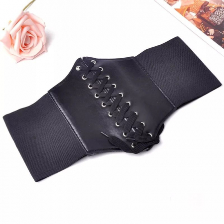 Curea lata pentru femei, ADM, Dark Desire, tip corset [2]