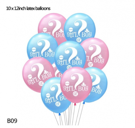 Decoratiune pentru petrecere, EVNC, Gender Reveal Party