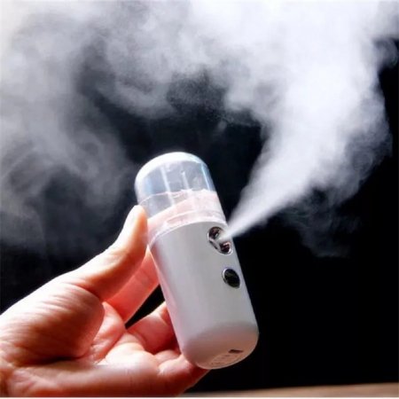 Dispozitiv facial pentru hidratarea fetei, GMO, curatare si hidratare ionica, alb [5]
