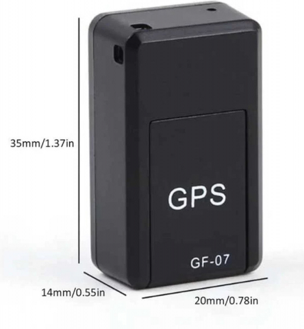 Dispozitiv inteligent pentru urmarire prin GPS, cu microfon, GMO, Tracker GF-07, compatibil cartela SIM si card MicroSD, cu magnet puternic [9]