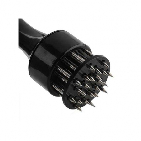 Dispozitiv din otel inoxidabil pentru fragezit carnea, ADM, Meet Tenderizer, negru [3]