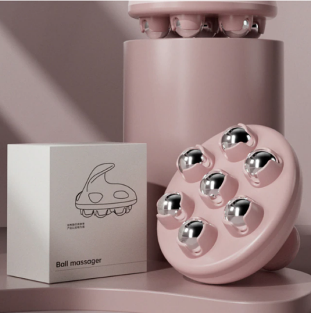 Dispozitiv pentru masaj anticelulitic, EVNC, Multifunctional Massage Roller, 7 role mobile [2]