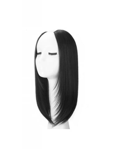 Fashion - Extensii pentru par clip-on, EVNC, U-Shaped Half Head, brunet natural