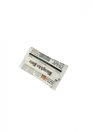 Accesorii vestimentare - Geanta tip plic cu imprimeu de ziar, EVNC, Bag Newspaper