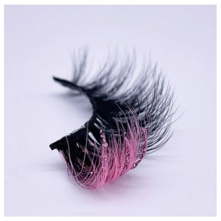 Gene false tip banda 3D colorate, EVNC, New Glitter Ombre, extra volum, reutilizabile, [1]
