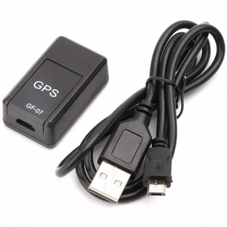 Dispozitiv inteligent pentru urmarire prin GPS, cu microfon, GMO, Tracker GF-07, compatibil cartela SIM si card MicroSD, cu magnet puternic [2]