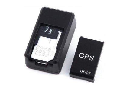 Dispozitiv inteligent pentru urmarire prin GPS, cu microfon, GMO, Tracker GF-07, compatibil cartela SIM si card MicroSD, cu magnet puternic [5]