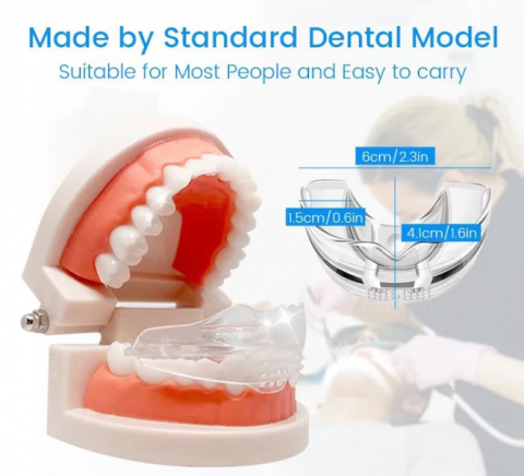 Gutiera bruxism, ADM, BetterSleep, antisforait, transparenta, din silicon [1]