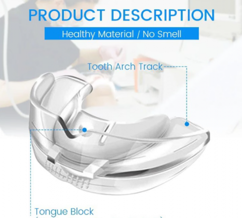 Gutiera bruxism, ADM, BetterSleep, antisforait, transparenta, din silicon [3]