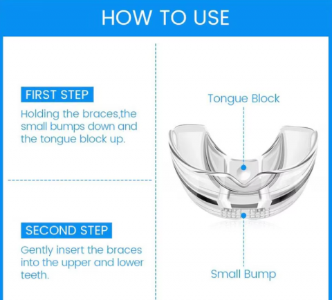 Gutiera bruxism, ADM, BetterSleep, antisforait, transparenta, din silicon [2]