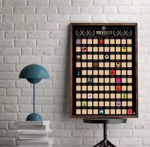 Joc 100 de Filme Epice EVNC - 100 Must-See Movies, Poster Razuibil [3]