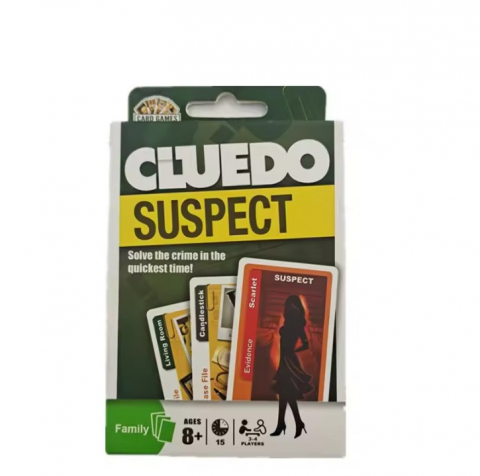 Cluedo Suspect EVNC – Joc de societate cu cărți pentru 3-4 jucători, +8 ani
