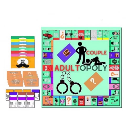 Jocuri de societate - Joc de societate pentru adulti, EVNC, Adultopoly, potrivit pentru cupluri