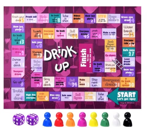 Jocuri de societate - Joc de societate pentru adulți EVNC – Drinking Board Game | Distracție la petreceri