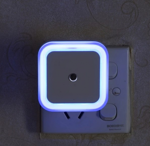 Lampa de noapte cu senzor de lumina, LED, MiniEU, alb [4]