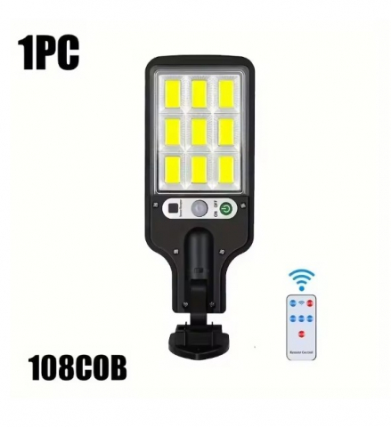 Lampă Solară cu Senzor EVNC – Sensor Street Lamp, 108 COB | Iluminare Eficientă [4]