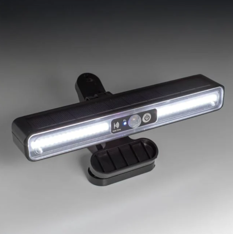 Lampă Solară de Siguranță cu Suport Tip Clește EVNC - Clip-On Solar Security Light [0]