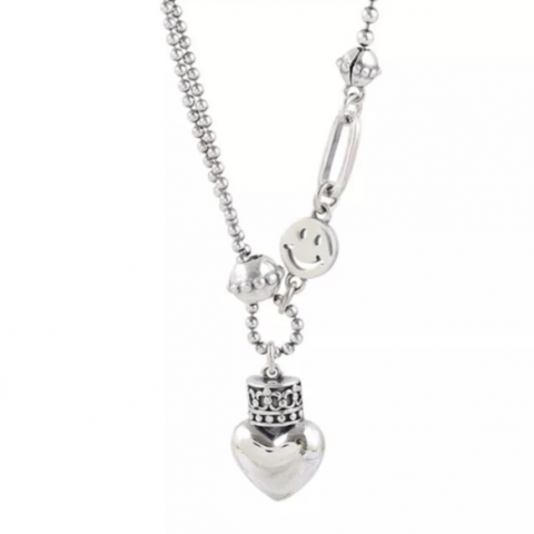 Lantisor Smile, SilverHeart, CRM, 42 + 5 cm [1]
