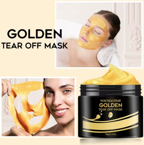 Cosmetice & Produse ingrijire personala - Masca aurie peel-off 24K pentru curatarea porilor, luminozitate si fermitate, 40g