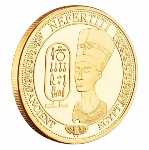 Monede pentru colectionari - Moneda pentru colectionari, GMO, Egypt Gods, Nefertiti