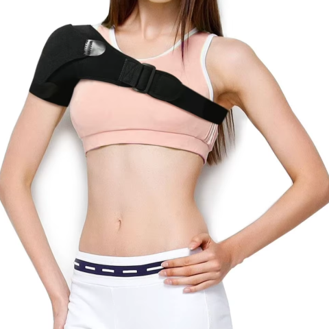 Orteza pentru umar, CRM, suport reglabil, unisex, pentru umarul stang sau drept, negru [2]