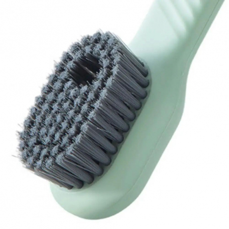 Perie pentru curatare cu recipient pentru detergent, ADM, Soft Bristles Brush, verde [5]