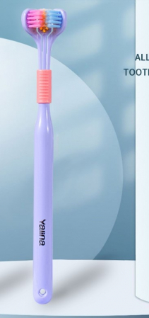 Periuta de dinti cu cap triplu, EVNC, Three Sided Soft Hair, curatare 3d [5]