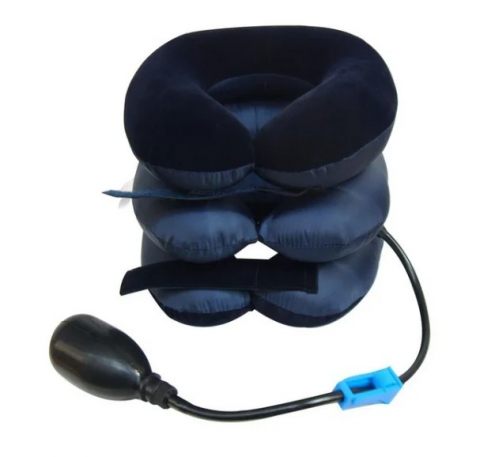 Articole Sanatate & Wellness - EVNC Corrector Neck Stretcher - Pernă pentru Ameliorarea Durerilor Cervicale (Albastru)