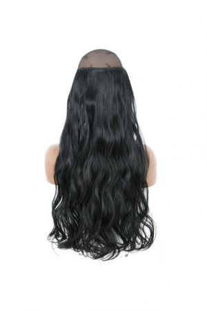 Peruca breton cu suvite laterale, EVNC, Cleopatra, brunet [2]