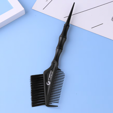 Pieptan cu Pensula Profesional pentru Vopsire Par, IngridBrush, CRM, negru, 26 cm [6]