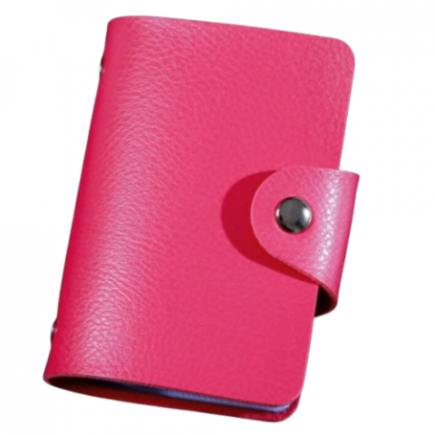 Portofele dama - Portcard Organizator Slim, CRM, Unisex, Compact si Elegant, Roz