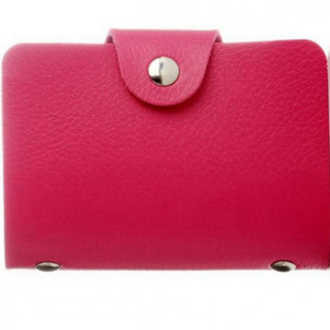 Portcard Organizator Slim, CRM, Unisex, Compact si Elegant, Roz [4]
