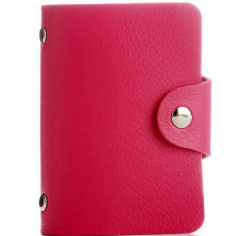 Portcard Organizator Slim, CRM, Unisex, Compact si Elegant, Roz [2]