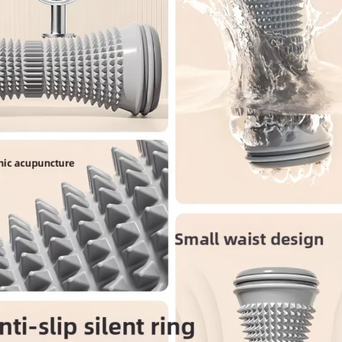 Rola masaj multifunctionala, CRM, pentru picioare si spate, reflexoterapie manuala, portabila, gri [6]