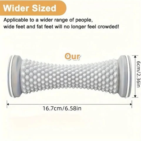 Rola masaj multifunctionala, CRM, pentru picioare si spate, reflexoterapie manuala, portabila, gri [3]