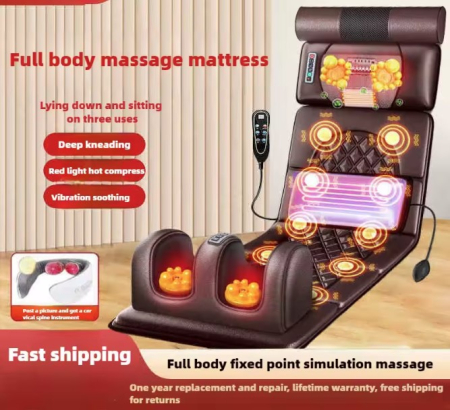 Saltea Electrică cu Masaj și Încălzire EVNC - ThermoVibe Massage Mattress [5]