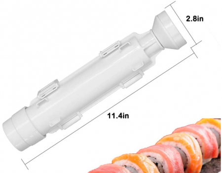 Instrument pentru preparare sushi, EVNC, Sushi Roller Kit, alb [2]