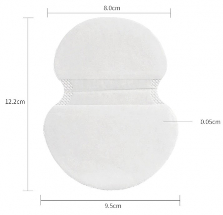 Set 4 absorbante reutilizabile antitranspiratie pentru axila, EVNC, Cotton Pads, unisex [3]